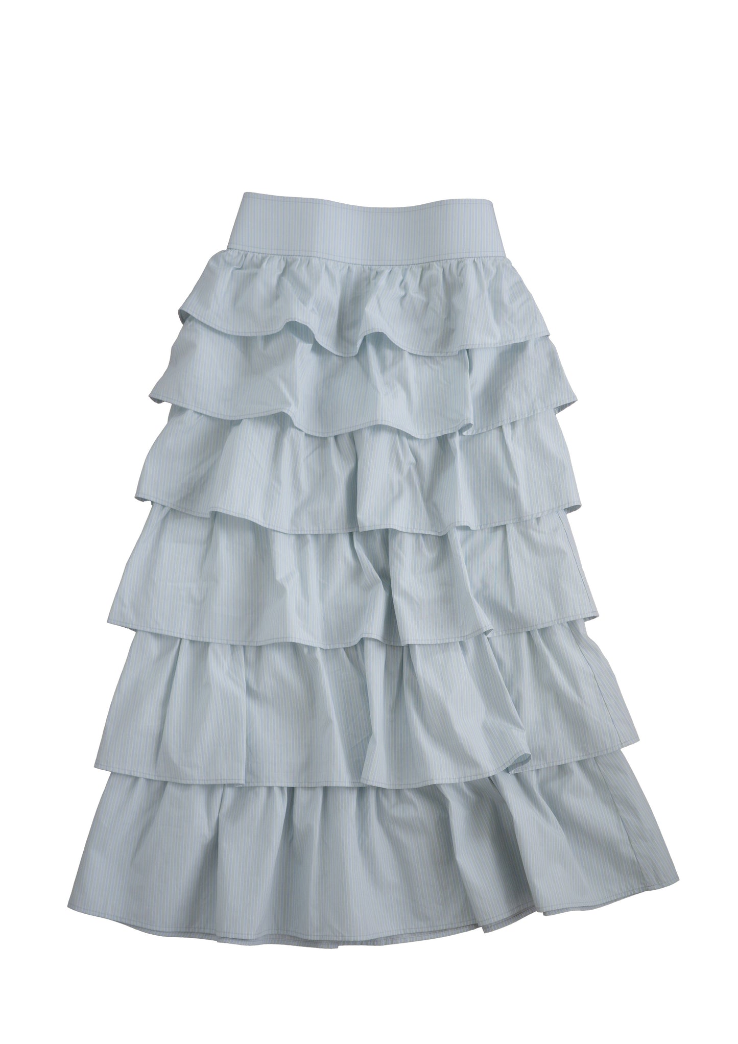 tiered skirt -ice blue-
