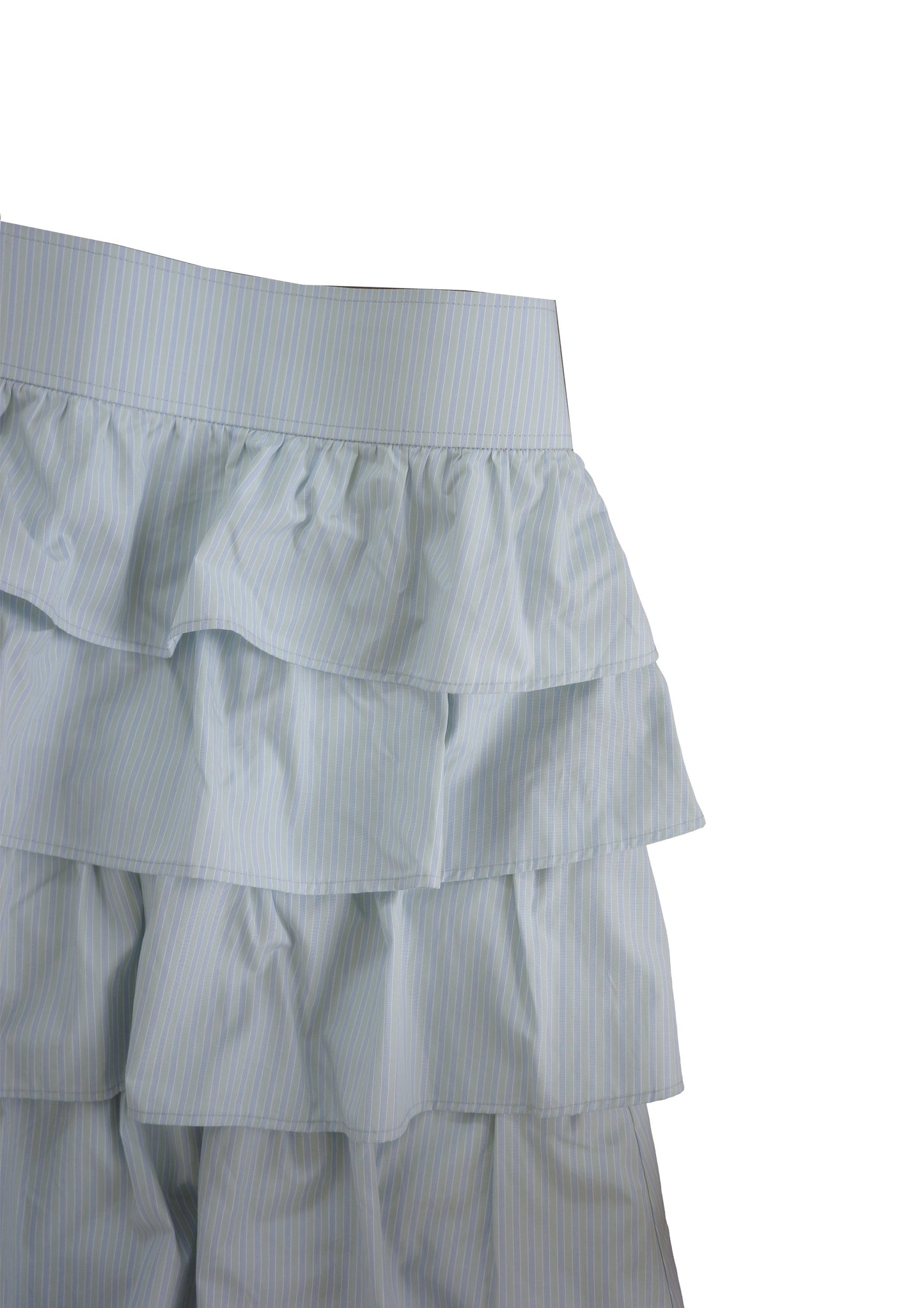 tiered skirt -ice blue-