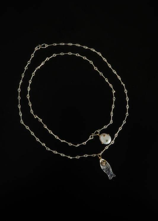 【Back in stock 】Lagoon Chain- silver・50cm -