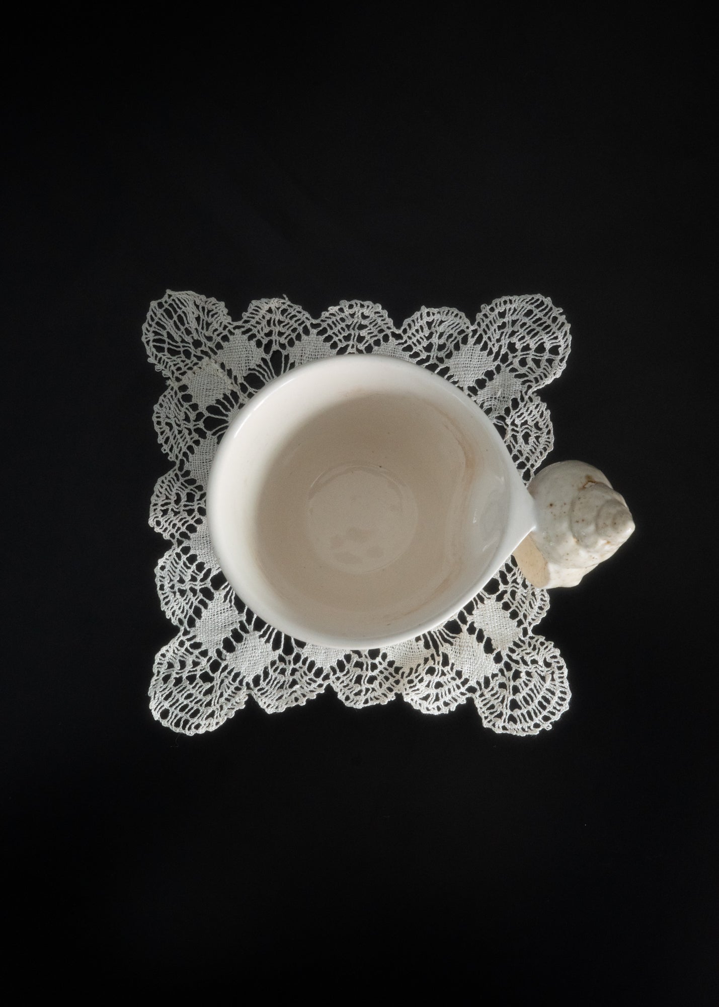 Vintage all lace square mat