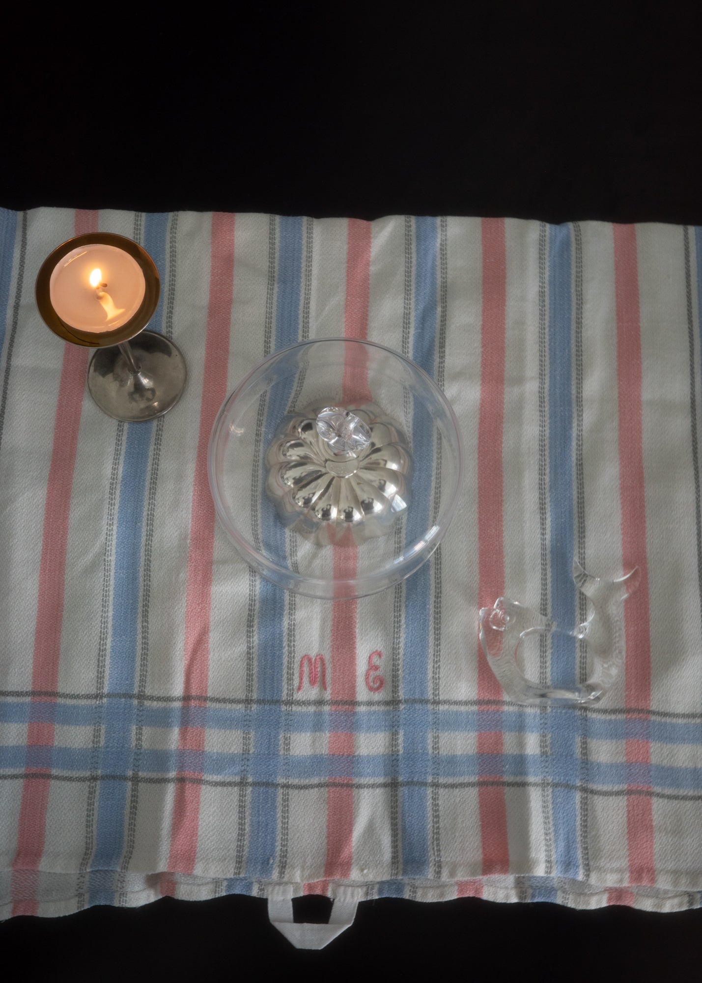 Embroidered vintage candy cloth (Set of 2)