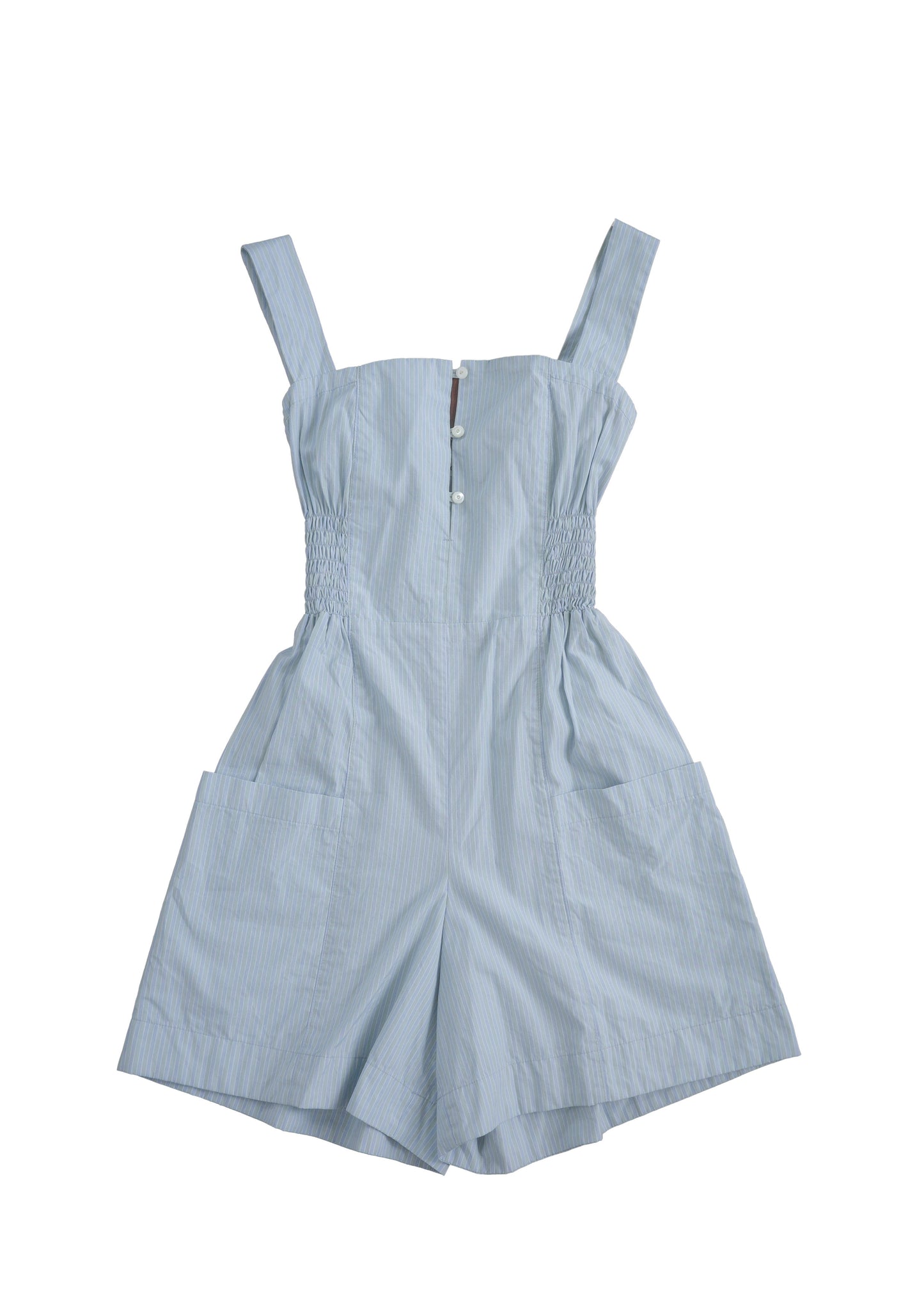 "non non" Classic Rompers -ice blue-